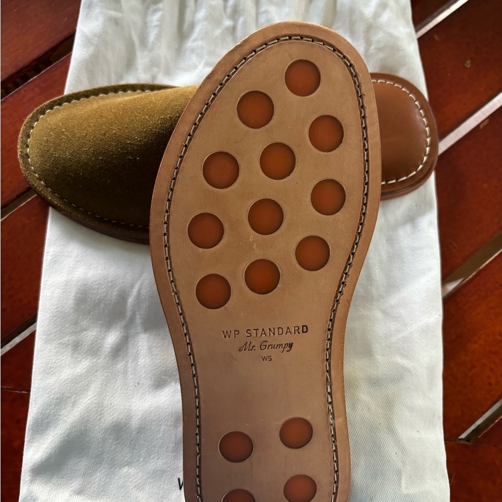 Mr. Grumpy Leather Slippers - Picture 5 of 5